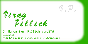 virag pillich business card